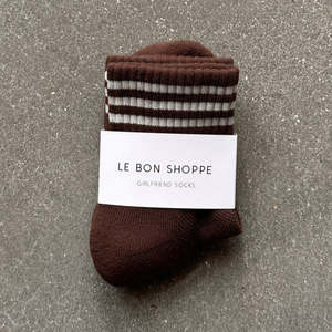 Gifts For Him: GIRLFRIEND SOCKS - MAHOGANY