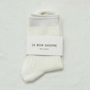 HER SOCKS (MC COTTON) - CLASSIC WHITE