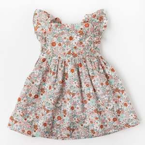 Karibou Kids: My Little Sunshine Cotton Dress - Floral Magic