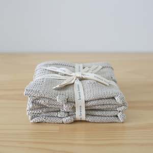 Bath Body: Oatmeal Washcloths - Set of Three
