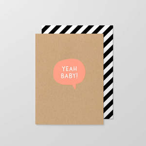 Madepaperco: Yeah Baby - Greeting Card
