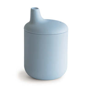 Mealtime: Silicone Sippy Cup - Powder Blue