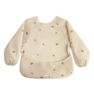 Mealtime: Long Sleeve Bib - Rainbows