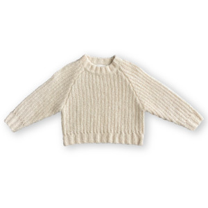 Merino Wool Pull Over - Milk