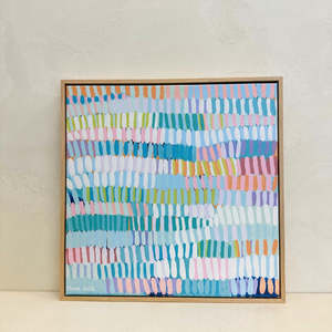 Wall Art: Feels like Spring - 40x40cm / Oak Frame