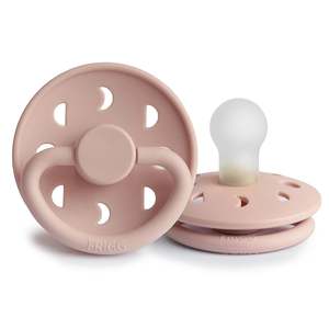 Dummies Teethers: Moon Phase Blush Silicone Pacifier 2 Pack - 0-6 Months