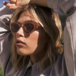 Status Anxiety: Villain Sunglasses - Rose