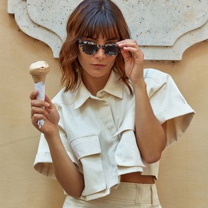 Status Anxiety: Villain Sunglasses - White Tort