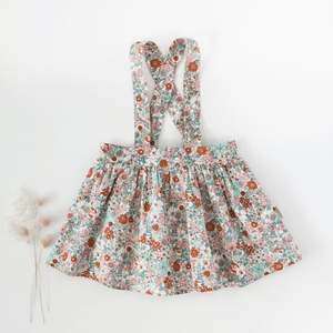 Dresses Skirts: Coco Cotton Suspender Skirt - Floral Magic