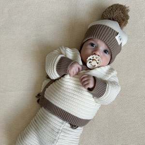 Footwear: Latte Baby Beanie