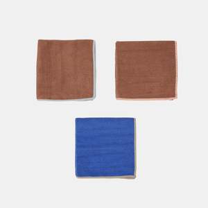 Oyoy Living: Mundus Microfiber Dish Cloth - Pack of 3 Brown/Clay