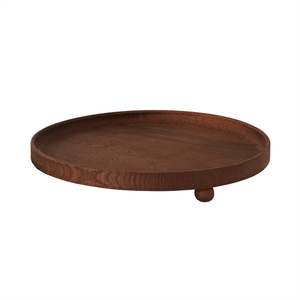 Oyoy Living: Inka Wood Tray Round - Large Dark