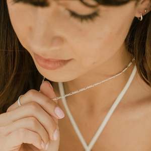 Caja Jewellery: Palermo Figaro Necklace - Silver