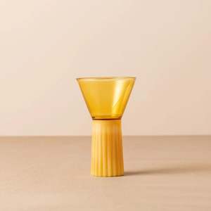 Saarde: Kairos Wine Glass - Yellow Topaz