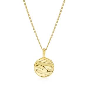 Necklaces: Isla Circle Necklace - Gold
