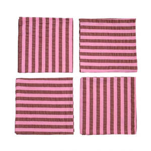 Mosey Me: Sundae Seersucker Napkin Set