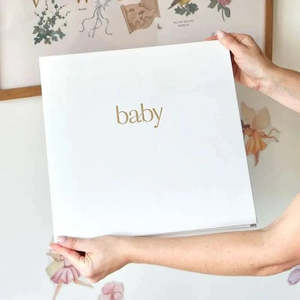Baby Photo Album - Ivory