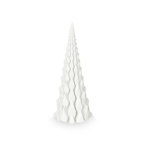 Porcelain Christmas Tree Sculpture - Triangle