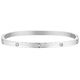 Dylan Bangle Silver - Celestial Clear