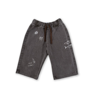 Baby: Fishy Business Denim Jeans - Ash