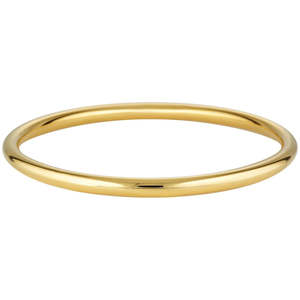 Tube Bangle 6mm - Gold