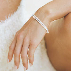 Bags Wallets: Baby Celestial Bracelet - White Gold