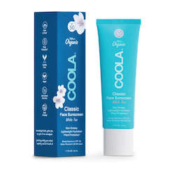 Sunscreens Uv Protection: COOLA Classic Face SPF50 Organic Sunscreen Lotion - White Tea 50ml