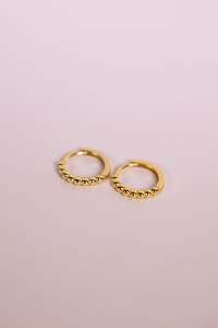 Beaded Hoops