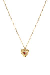 All Necklaces: Moonstone Heart Necklace