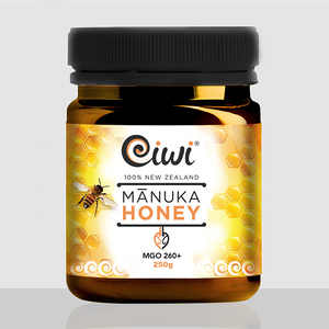 Manuka Honey: MGO 260+ Gold Foil Manuka Honey - 250g - Iwi Manuka Honey
