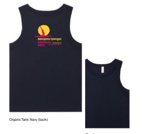 Abhijata Convention Tank Navy Size (M)