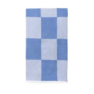 Beach Towels: Checkerboard Towel - Royal Blue