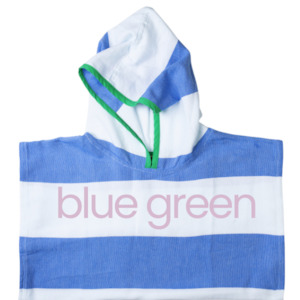 Beach Towels: Kids Ezy-Towel - Blue Green