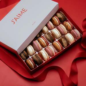Boxed Macarons: Christmas Collection - Box of 24