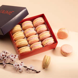 Boxed Macarons: Spring Selection - Box of 12