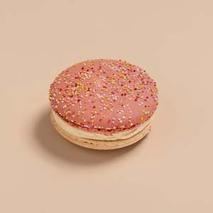 Boxed Macarons: Birthday Cake Grande Macaron