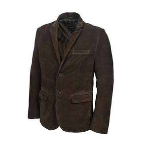 Products: Casual Suede Leather Classic Brown Blazer