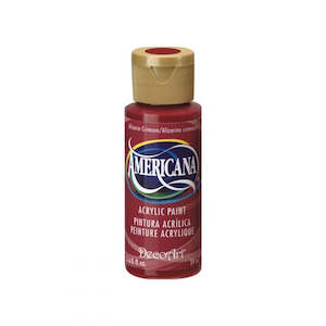 Americana Acrylic Paint Red Family: AMERICANA ACRYLIC PAINT REDS ALIZARIN CRIMSON DA179