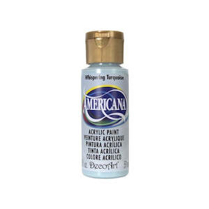 Americana Acrylic Paint Blue Family: WHISPERING TURQUOISE DA305