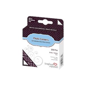 SCRAPBOOK ADHESIVES PHOTO CORNER 250 PCS