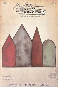 Diecutting: SIZZIX TIM HOLTZ ALTERATIONS BIGZ DIE ARTFUL DWELLINGS