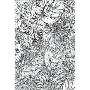 SIZZIX 3D TEXTURE FADES EMBOSSING FOLDER TIM HOLTZ FOLIAGE