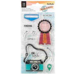 VICKI BOUTIN WHERE TO NEXT FINDING JOY ACRYLIC STAMPS