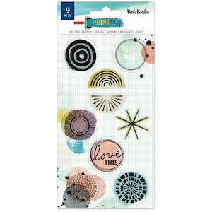 VICKI BOUTIN PRINT SHOP ACRYLIC STAMPS LOVE THIS