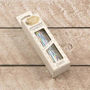 GOPRESS AND FOIL IRIDESCENT PILLARS SILVER