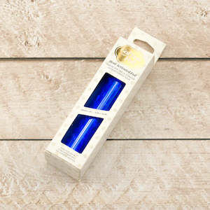 GOPRESS AND FOIL IRIDESCENT TRIANGULAR PATTERN  BLUE