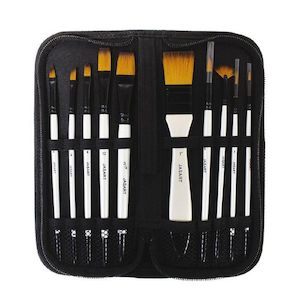 JASART BRUSH WALLET SET 10 PIECE