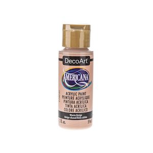 Americana Acrylic Paint Reds Warm Beige Dao78
