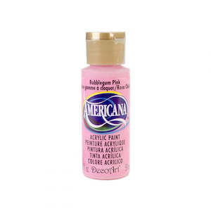 Americana Acrylic Paint Reds Bubblegum Pink Da250
