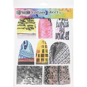 Collage Paper: DYLUSIONS COLLAGE SHEETS SET 2